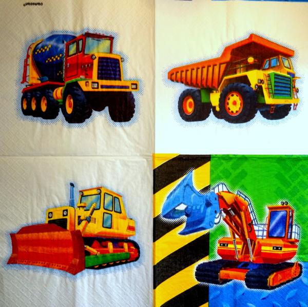 011 Baustelle - 3-lagig - amscan